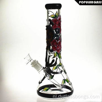 Glazen Bong Bongs met monsterlijke hand schilderij patroon